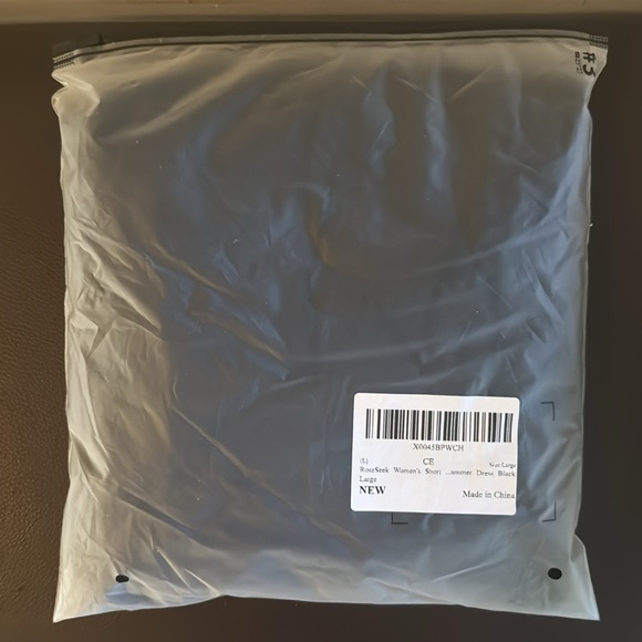 Short Sleeve Crewneck Fringe Hem T-shirt Dress - Picture 7 of 8